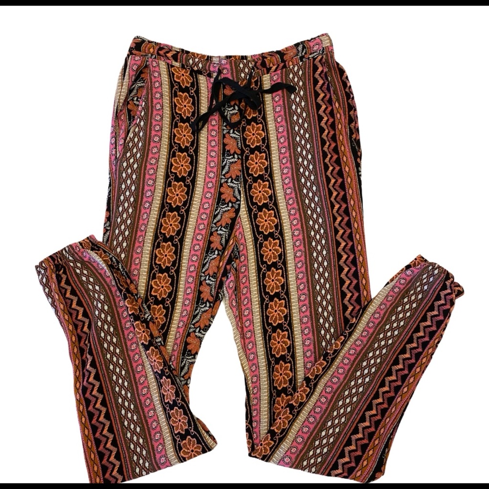 Band of Gypsies bohemian print joggers